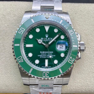 Rolex Submariner 116610LV-97200 ZF Factory Green Dial Stainless Steel Strap Replica Watch