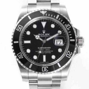 Rolex Submariner 116610LN-97200 ZF Factory Black Dial Stainless Steel Strap Replica Watch