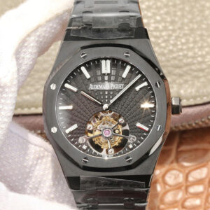 Audemars Piguet Royal Oak Tourbillon Extra Thin 26522CE.OO.1225CE.01 R8 Factory Black Dial Replica Watch
