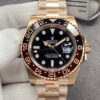 Rolex GMT Master II 126715CHNR-0001 GM Factory Rose Gold Black Dial Replica Watch