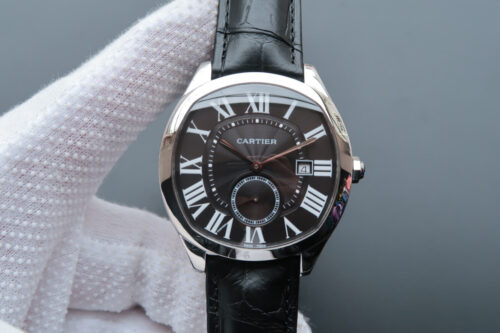 Drive De Cartier WSNM0009 V6 Factory Black Dial Replica Watch