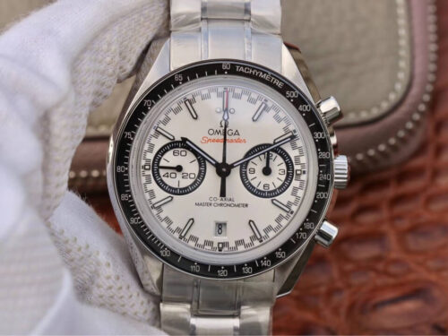 Omega Speedmaster Racing Chronograph 329.30.44.51.04.001 OM Factory White Dial Replica Watch