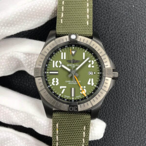 Breitling Avenger Automatic GMT 45 Night Mission V323952A1L1X1 GF Factory Green Dial Replica Watch