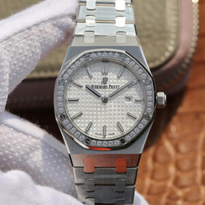 Audemars Piguet Royal Oak 67650 JF Factory Diamond White Dial Replica Watch