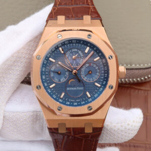 Audemars Piguet Royal Oak Perpetual Calendar 26574 JF Factory Blue Dial Replica Watch