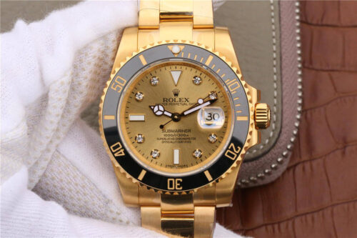 Rolex Submariner 116618 Noob Factory V7 All-Inclusive Gold Replica Watch