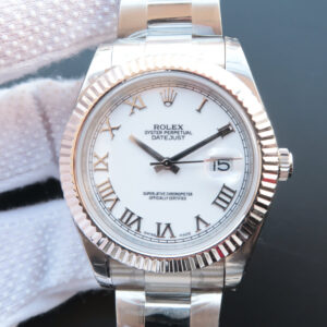 Rolex Datejust M126334-0023 EW Factory White Dial Replica Watch