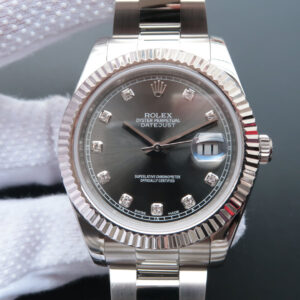 Rolex Datejust M126334-0005 EW Factory Grey Dial Replica Watch