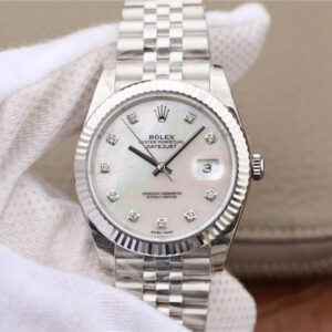 Rolex Datejust M126334-0020 EW Factory White Mother-Of-Pearl Dial Replica Watch