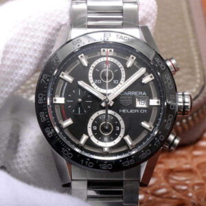 TAG Heuer Carrera CAR201Z.BA0714 XF Factory Black Dial Replica Watch