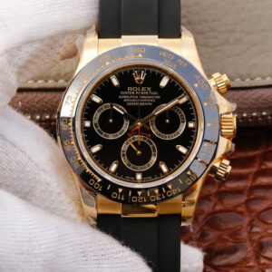 Rolex Daytona Cosmograph M116518ln-0043 JH Factory Black Dial Replica Watch