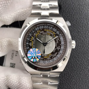 Vacheron Constantin Overseas 7700V/110A-B176 World Time 8F Factory Brown Dial Replica Watch