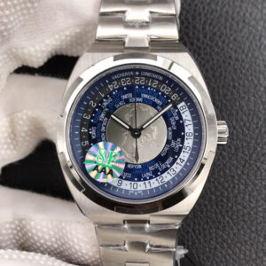 Vacheron Constantin Overseas 7700V/110A-B172 World Time 8F Factory Blue Dial Replica Watch