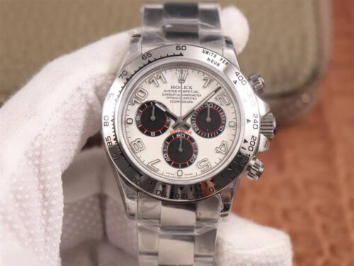 Rolex Daytona Cosmograph 116509 JH Factory White Dial Replica Watch