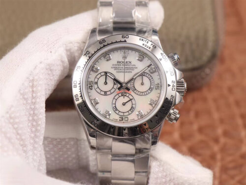 Rolex Daytona Cosmograph 116520-78590 JH Factory Diamond Dial Replica Watch