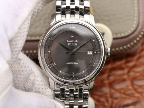 Omega De Ville 424.10.40.20.06.001 MKS Factory Grey Dial Replica Watch