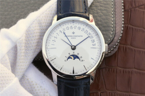Vacheron Constantin Patrimony 4010U/000G-B330 18K White Gold Replica Watch