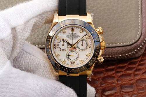 Rolex Daytona Cosmograph M116518ln-0037 JH Factory V6 Diamond Dial Replica Watch