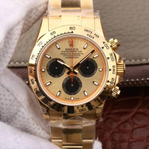 Rolex Daytona Cosmograph 116508 JH Factory Yellow Gold Dial Replica Watch