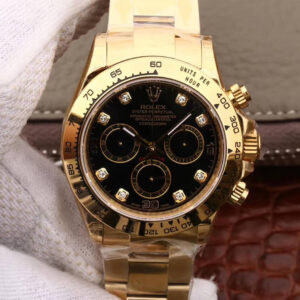 Rolex Daytona Cosmograph M116508-0008 JH Factory Diamonds Black Dial Replica Watch