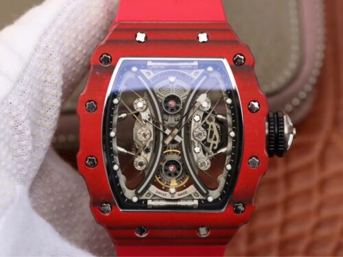 Richard Mille RM53-01 KV Factory TPT Carbon Fiber Skeleton Dial Replica Watch