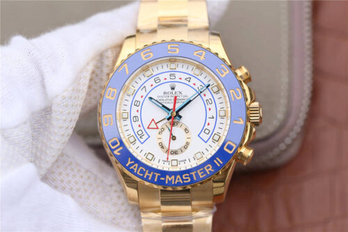 Rolex Yacht-Master II M116688-0002 JF Factory White Dial Replica Watch