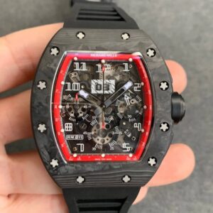 Richard Mille RM011 KV Factory Carbon Fiber Skeleton Dial Replica Watch