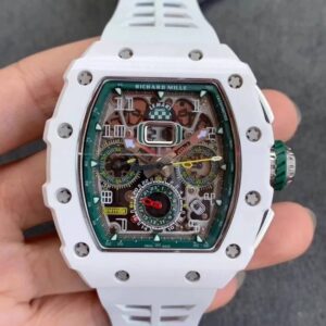 Richard Mille RM011-03 KV Factory Ceramic White Strap Replica Watch