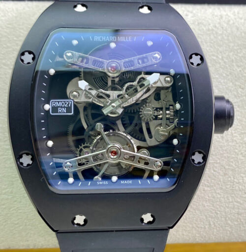 Richard Mille RM027 Tourbillon EUR Factory Titanium Case Replica Watch