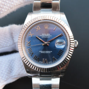 Rolex Datejust 116334 EW Factory Blue Dial Replica Watch