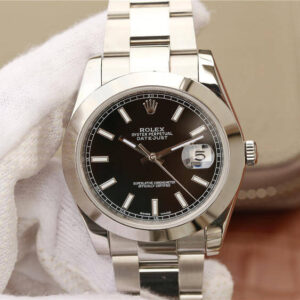 Rolex Datejust M126300-0011 EW Factory Black Dial Replica Watch