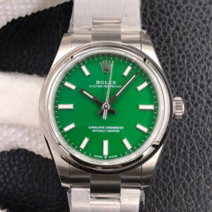 Rolex Oyster Perpetual M277200-0006 31MM EW Factory Green Dial Replica Watch