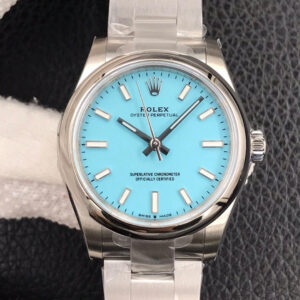 Rolex Oyster Perpetual M277200-0007 31MM EW Factory Turquoise Blue Dial Replica Watch