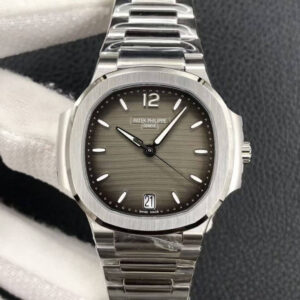 Patek Philippe Nautilus Ladies 7118/1A-011 3K Factory Grey Dial Replica Watch
