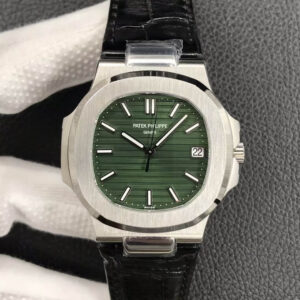 Patek Philippe Nautilus 5711/1A-014 3K Factory Olive Green Dial Replica Watch