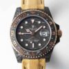 Rolex GMT-MASTER II Diw Carbon Fiber Yellow Fabric Strap Replica Watch
