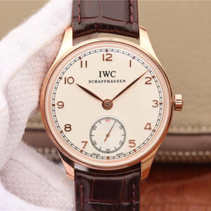 IWC Portuguese IW545409 ZF Factory Rose Gold White Dial Replica Watch