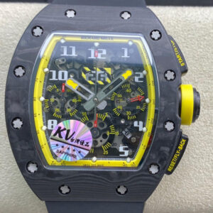 Richard Mille RM-011 KV Factory Forged Carbon Black Strap Replica Watch