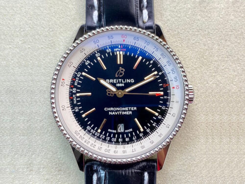 Breitling Navitimer 1 A17326211B1P1 V7 Factory Black Dial Replica Watch