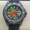 Rolex GMT-MASTER II Diw Carbon Fiber Color Dial Black Fabric Strap Replica Watch