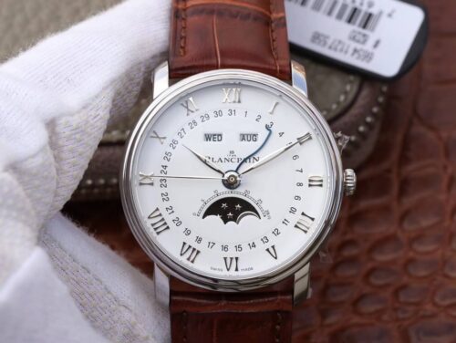 Blancpain Villeret 6654 OM Factory V2 White Dial Replica Watch