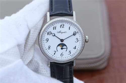 Breguet Classique Moonphase 9088BB/29/964/DD0D TW Factory White Dial Replica Watch