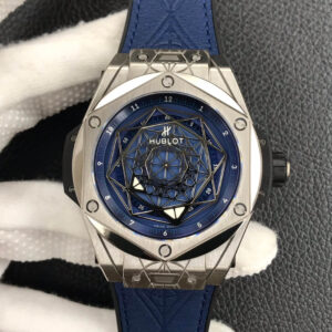 Hublot Big Bang 415.NX.7179.VR.MXM18 WWF Factory Titanium Blue Dial Replica Watch