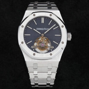 Audemars Piguet Royal Oak Tourbillon Extra Thin 26510ST.OO.1220ST.01 R8 Factory Blue Dial Replica Watch