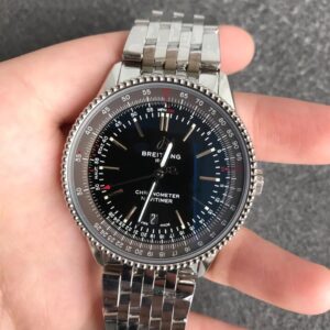 Breitling Navitimer 1 A17326241B1A1 V7 Factory Black Dial Replica Watch