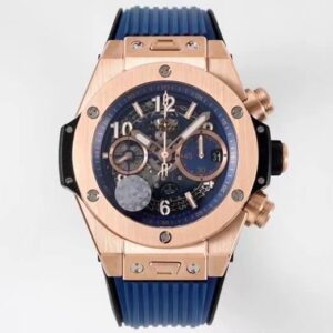 Hublot Big Bang 421.OX.5180.RX ZF Factory Rose Gold Blue Dial Replica Watch