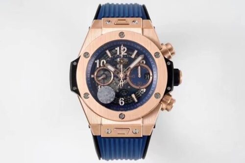 Hublot Big Bang 421.OX.5180.RX ZF Factory Rose Gold Blue Dial Replica Watch
