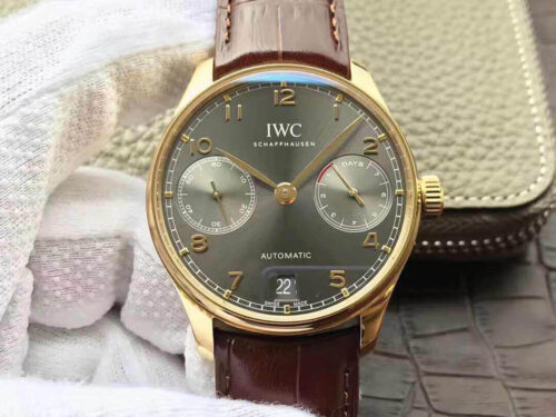 IWC Portugieser IW500101 ZF Factory Yellow Gold Case Replica Watch