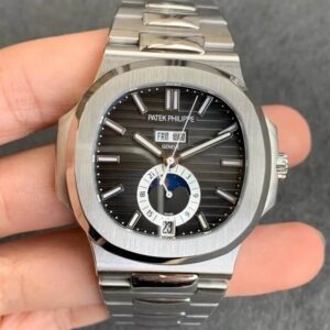 Patek Philippe Nautilus 5726/1A-001 Moonphase GR Factory Stainless Steel Strap Replica Watch