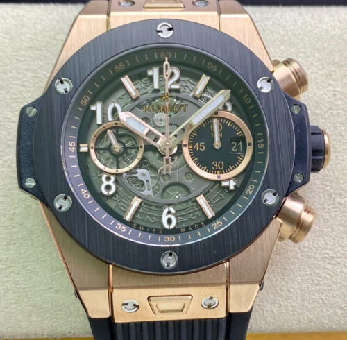 Hublot Big Bang 421.0X.1180.RX ZF Factory Rose Gold Ceramic Bezel Replica Watch